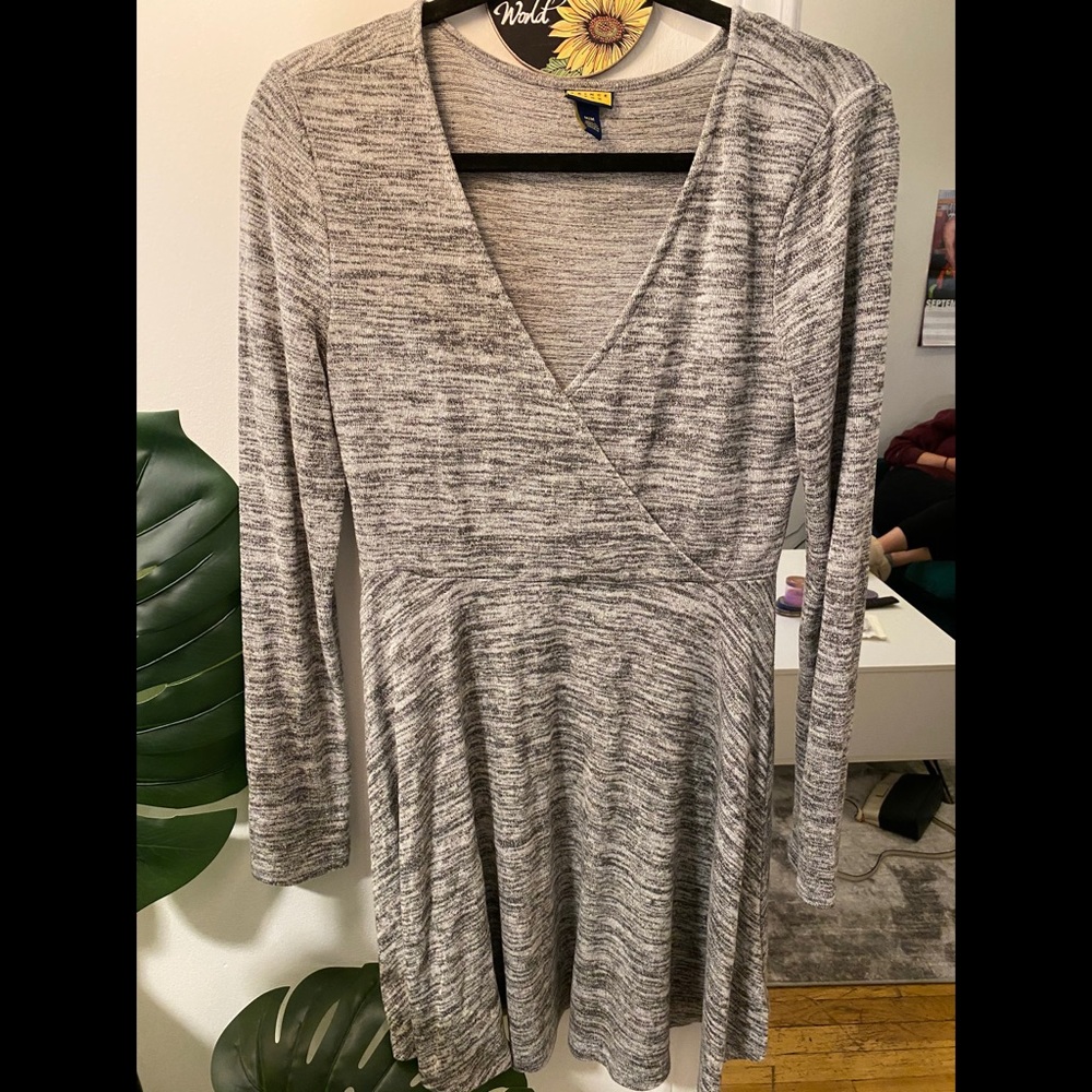 Heathered Grey long sleeved dress